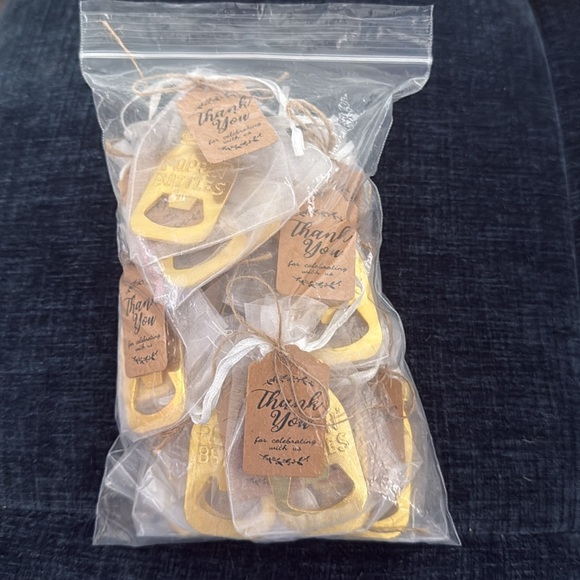 Baby Shower Favors Gold Bottle Openers (25) - Picture 3 of 4